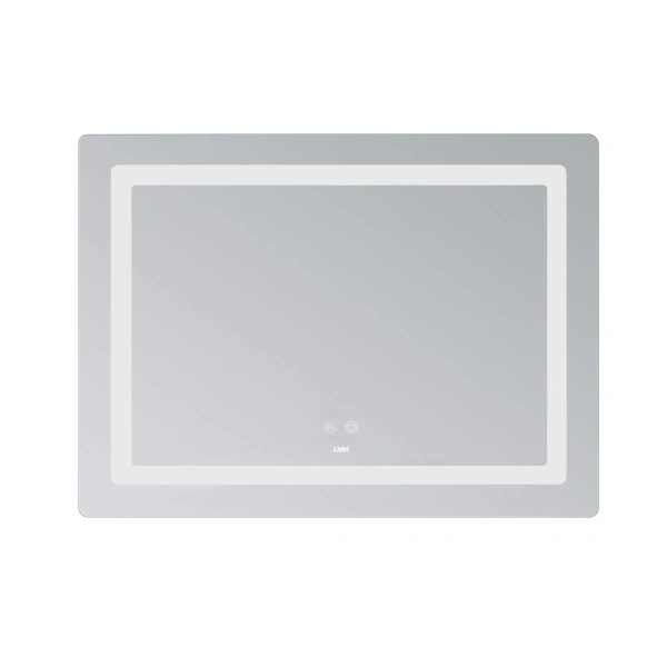 Дзеркало Lidz Kubis (KU2) 900х700 з LED-підсвічуванням Touch, з антизапотіванням, з регулюванням яскравості