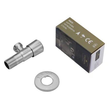 Кран приладовий Kroner KRP Edelstahl Klassisch - ESG101 1/2"х1/2" ЗЗ