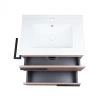 Комплект Qtap Taurus 700х800х437 Whitish oak тумба для пола + раковина врізна