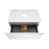 Тумба для підлоги Qtap Robin 700х616х437 White/Whitish oak зі стільницею