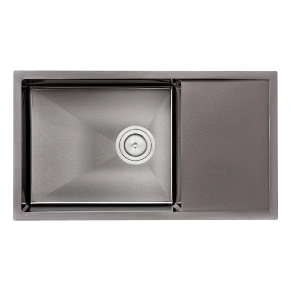 Кухонна мийка Qtap D7844BL 3.0/1.2 мм