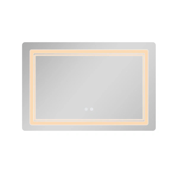 Дзеркало Qtap Cardinal (CA2) 800х600 з LED-підсвічуванням Touch, з антизапотіванням, з димером, рег. темп. кольору (3000-6500K)