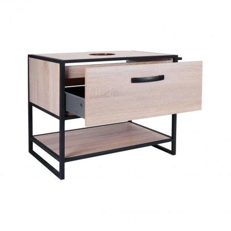 Тумба для підлоги Qtap Taurus 800х616х469 Whitish oak зі стільницею