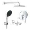 Душова система прихованого монтажу Grohe QuickFix Start