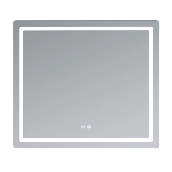 Дзеркало Qtap Mideya (MI2) 800х700 з LED-підсвічуванням Touch, з антизапотіванням, з димером, рег. яскравості