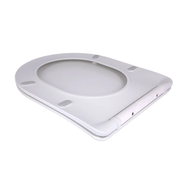 Сидіння для унітаза підлогового (Dove) 425×363×30 мм, White, з мікроліфтом, Slim Duroplast, Quick Release Qtap