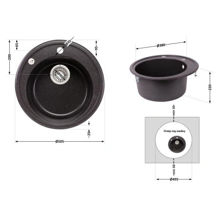 Фото Кухонна мийка Lidz D510/200